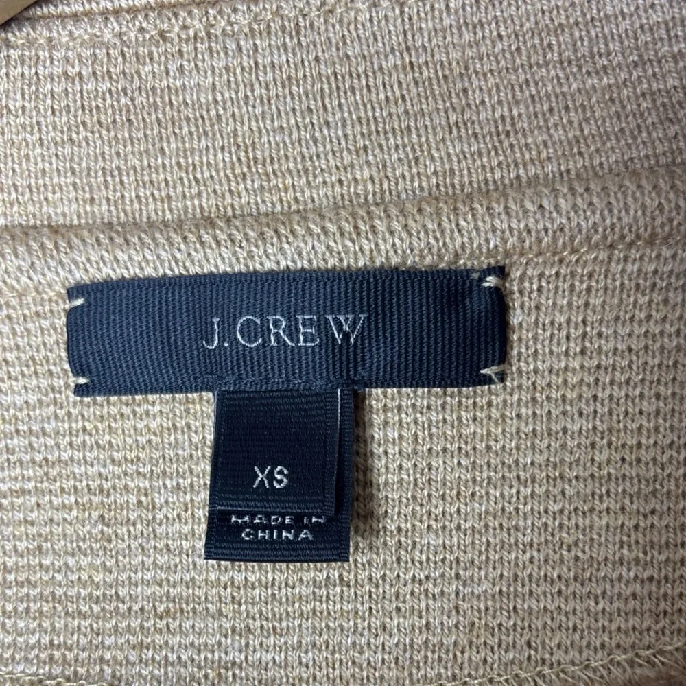 J. Crew Women's Tan‎ Open-Front Blazer